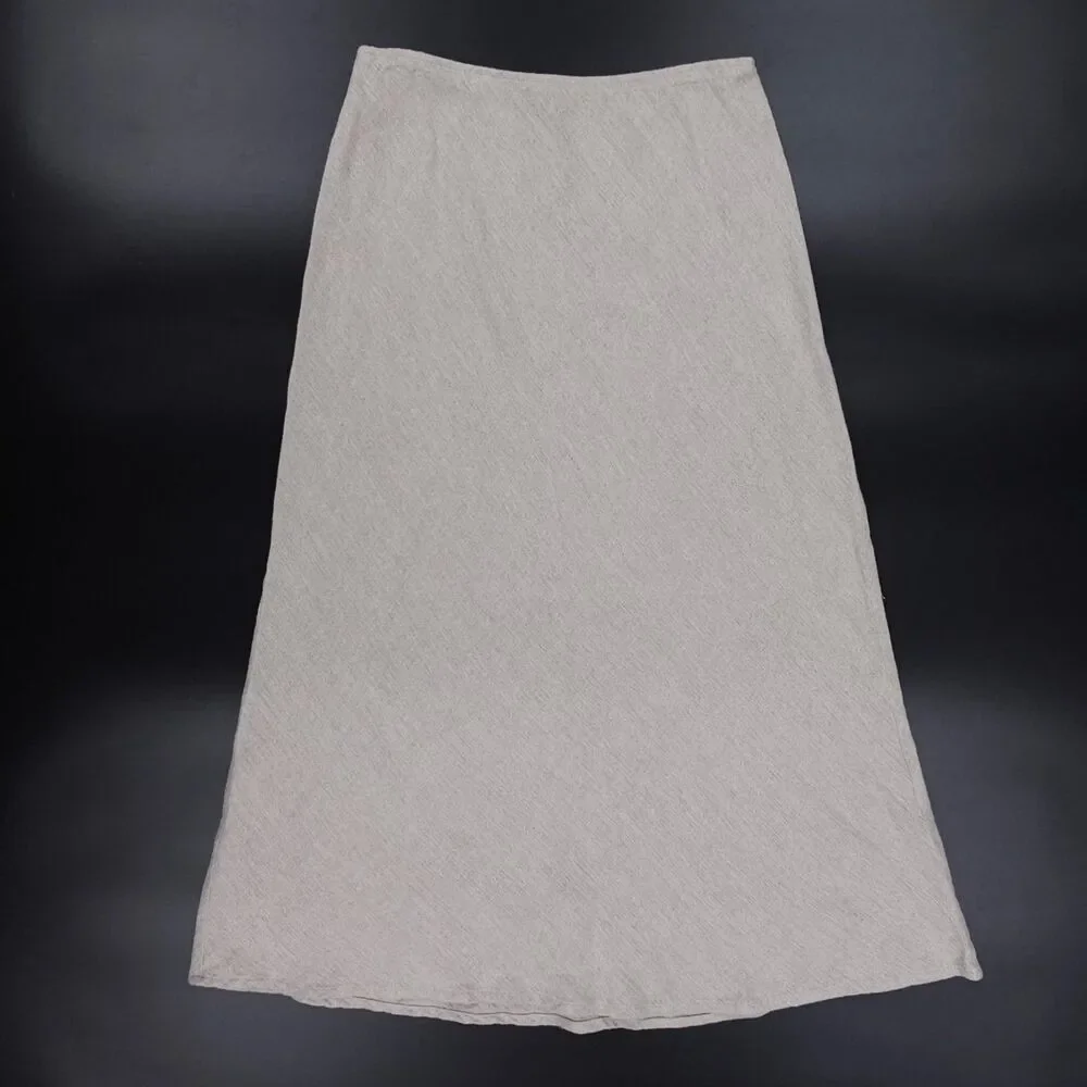 EILEEN FISHER Linen Cotton Tank Maxi Skirt Set Minimal Beachy Lagenlook Resort - Picture 9 of 16